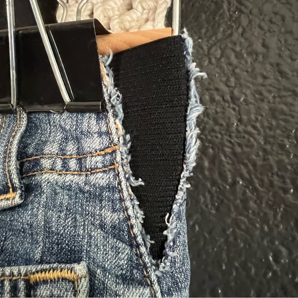 BKE Castaway Denim Pencil Skirt Woman’s 25 Y2K Boho Coastal Grandma Cottage Core - Picture 5 of 9